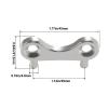 Adyoney 2pcs 316 Stainless Steel Fuel Cap Key | Marine Boat Yacht Fuel Tank Cap, Water Hatch, Sewage Cover Key Switch view 2