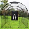 Supvision Batting Cage Backstop with Strike Zone Heavy Duty PVC Coated Oxford Fabric Vinyl Baseball Backstops with Catcher Softball Pitcher Training Equipment Aid 6 x 8 Ft 600D view 4