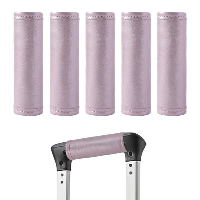 5Pack Luggage Handle Wrap for Suitcase Luggage Identifiers Tag for Suitcases Handle Cover Marker Travel Accessories (05Handle Wrap-Purple)