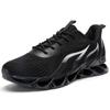 Sneakers for Women Running Tennis Walking Shoes Runner Gym Workout Athletic Sport Shoe Black White Size 10 view 2