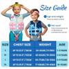 Zeraty Toddler Swim Vest Neoprene Kids Float Jacket Swimming Aid for Children Girls and Boys 36-40-50-60-70-88Lbs with Dual Adjustable Safety Straps view 3