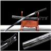 Zhmyyxgs Handmade Japanese Samurai Sword 1065 Steel Katana with Black Blade Real Metal Katana view 3