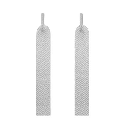1Pair Flat Shoelaces For Sneakers Shoe Laces Width 1.5cm/2cm/3cm Shoelace White Flat Wide Shoe Laces Sneaker Laces (Color : 2 White, Size : 120cm)