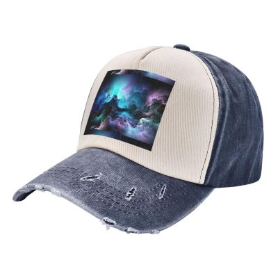 3D Graphics Universe Space Stylish Sports Hat in Denim,Adjustable, Breathable,for Daily Wear and Outdoor Activities