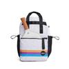 VOORAY 19L Katie Backpack, Large - Travel, Gym & Sports Backpack Wild Desert, White Floral Retro Stripe view 2