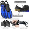 Otowaving Snorkel Fins Diving Fins Adjustable Buckles Open Heel Swim Flippers Travel Size Short Swim Fins for Snorkeling Diving Swimming Adult Men Womens view 3