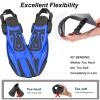 Otowaving Snorkel Fins Diving Fins Adjustable Buckles Open Heel Swim Flippers Travel Size Short Swim Fins for Snorkeling Diving Swimming Adult Men Womens view 4