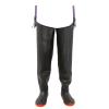 BcoMfy 80cm/31.5in Fishing Hip Waders Non-slip Rubber Winter Warm Hip Boots Suitable For 23-28.5cm Feet (Color : Black1, Size : 7) view 1