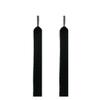 1Pair Flat Shoelaces For Sneakers Shoe Laces Width 1.5cm/2cm/3cm Shoelace White Flat Wide Shoe Laces Sneaker Laces (Color : 1.5 Black, Size : 120cm) view 1