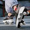 Double-Row Invisible Roller Skate Shoes, Unisex Deform Wheel Automatic Walking Shoes, 2 in 1 Pulley Skates with Retractable Wheels, Outdoor Rollerskates/Rolling Sneakers for Kids& Adults view 3