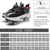 Double-Row Invisible Roller Skate Shoes, Unisex Deform Wheel Automatic Walking Shoes, 2 in 1 Pulley Skates with Retractable Wheels, Outdoor Rollerskates/Rolling Sneakers for Kids& Adults view 4