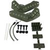 ATAIRSOFT Fast Helmet Accessory Rail Mount Kit Helmet Side Rail Guide with Lanyard Mounting Screws OD view 2