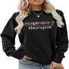 Hapwalyn Respiratory Therapist Sweatshirt, Retro Crewneck Sweater Women Pullovers Funny Respiratory Therapy Shirts Grad Gifts