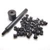 1 Tools with 200pcs #8-9-8.4mm (.294 Length Under Flange x 1/4" Outside Diameter) Black Brass Eyelets Rivets for .080 - .093 Kydex Holster FastenerBlack view 1