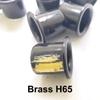 1 Tools with 200pcs #8-9-8.4mm (.294 Length Under Flange x 1/4" Outside Diameter) Black Brass Eyelets Rivets for .080 - .093 Kydex Holster FastenerBlack view 2