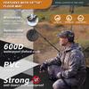 FUNHORUN Hunting Blind with Floor Mat, 360 Degree See Through Ground Blind with Carrying Bag, 2/3 Person Pop Up Camouflage Tent Portable Concealed Shelter view 3