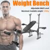 PAPABA 800lbs Weight Bench, 4 In 1 Standard Bench Press Set with Adjustable Weight Bench, Barbell Rack, Preacher Curl Rack and Leg Developer, Multi-Function Strength Training for Home Gym view 2