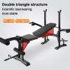 PAPABA 800lbs Weight Bench, 4 In 1 Standard Bench Press Set with Adjustable Weight Bench, Barbell Rack, Preacher Curl Rack and Leg Developer, Multi-Function Strength Training for Home Gym view 3
