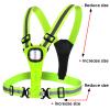 Amprich LED Reflective Running Vest,High Visibility Reflective Running Gear,Rechargeable Light Up Running Vest for Walking Running Cycling,Adjustable for Men Women Kids view 3