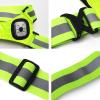Amprich LED Reflective Running Vest,High Visibility Reflective Running Gear,Rechargeable Light Up Running Vest for Walking Running Cycling,Adjustable for Men Women Kids view 4