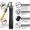 Mogold Weighted Jump Rope for High-Intensity Training, Muay Thai & MMA Workouts Heavy Jumping Ropes for Fitness Carbon Fiber Handle Adjustable Length 3 Meters 1/5 +1/4lb+1/2lb PVC Steel Wire Rope view 2