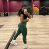 TRYTO Soul Collection Seamless Scrunch Effortless Leggings Workout Regular Length Evergreen, X-Large view 3
