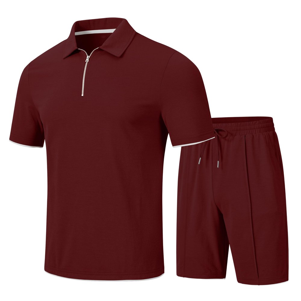 MoFiz Mens Sweatsuits Two Pieces Outfit Set Shorts Jogging Causal Sets XL