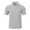 MoFiz Mens Track Suits Shorts Sets Outfit Casual 2 Piece Sets Quickly Dry Quarter Zip Cool sets Sports Sweatsuits (Light Grey X-LArge) view 4