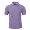 MoFiz Mens Track Suits Shorts Sets Outfit Casual 2 Piece Sets Quarter Zip Polo Shirt Short Sleeve Jogging Sweatsuit Workout (Light Purple XX-Large) view 4