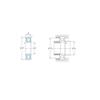 WEIWEIBEIER 608-2RS MS2301 Rubber Double-Sided Chrome Steel Bearing ABEC-9 Roller Skate Skateboard Bearing view 3