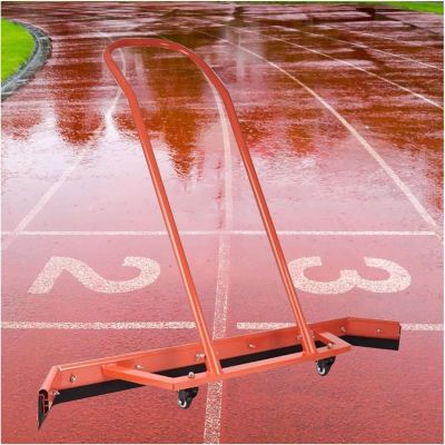 YLQFGUVWK Sports Tennis Court Squeegee, EVA Push Water Rubber Strip Rain Shuttle Broom, Tennis Court Floor Surface Water Removal Tool with Replacement Strip (Color : Green, Size : 135CM x105CM)