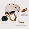 MomnLittle Kids Bike Helmet with Quick Pinch-Free Magnetic Buckle CPSC Certified Bike Helmet for Toddler Boys and Girls (Milk White, X-Small: 18.8"-20.08" / 48-53cm) view 4