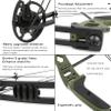 surwolf Bowfishing Compound Bow Kit Ready to Fish Kit with Bowfishing Reel, Bow Fishing Arrows Right & Left Hand for Adult/Youth Fishing Hunting, Target Shooting (Right Handed, Olive Green) view 3