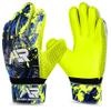 Arsh Sports Soccer Goalie Gloves, Football Goalkeeper Gloves for Kids Youth & Adult Strong Grip Finger Save 4mm Latex Finger Spine Protection (Yellow-Fluroscent, Size 4 Suitable for 6-9 Years) view 1
