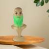 Tachiuwa Fake Patricks Beard Faux Leprechaun Beard, Costume Accessories Green Beard Mustache for Halloween, Style B view 4