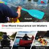 Abahub Premium 21''-42'' Emergency Telescoping Paddle Aluminium Shaft for Canoeing Boating Kayaing Lightweight Oars Blue, 1 Paddle view 4