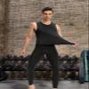 LEICHR 3 Pack Men Compression Pants Athletic Red Leggings Pockets Sports Baselayer Basketball Cycling Tights White Active Running Pants view 2