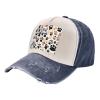 ZISHAK Cute Dog Paw Prints Unisex Baseball Cap and Fishing Hat,Perfect Accessory for Outdoor Activities and Sports view 1