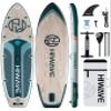 Hiwave Inflatable Stand Up Paddle Board 11*34*6 Sup Board,420lbs Capicity, Pet Friendly Paddle Board for Ocean&Lake, w/3pcs Adjustable Paddle view 1