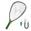 Aventik Fly Floating Fishing Net Carbon Fiber Landing Trout Net Clear Rubber Ghost Catch & Release Net(Green +Green Magnet) view 1