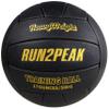RUN2PEAK Setter Volleyball Training Ball Black Golden Weighted Volleyball for Setters Practice Equipment for Indoor Outdoor Heavy Weight Volleyballs Setting Trainer view 1
