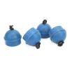 Acouto 4pcs Chalk Holder Pocket Rubber Billiard Pool Chalk Holders with Cord AccessoryBlack Lubricate The Tip The Chalk Holder (Blue) view 1