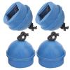 Acouto 4pcs Chalk Holder Pocket Rubber Billiard Pool Chalk Holders with Cord AccessoryBlack Lubricate The Tip The Chalk Holder (Blue) view 3