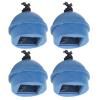 Acouto 4pcs Chalk Holder Pocket Rubber Billiard Pool Chalk Holders with Cord AccessoryBlack Lubricate The Tip The Chalk Holder (Blue) view 4