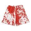BOOMLEMON Mens Mesh Graphic Print Shorts Casual Fashion Cool Shorts Retro Active Gym Streetwear Short Pants(Ink Painting Red S) view 1