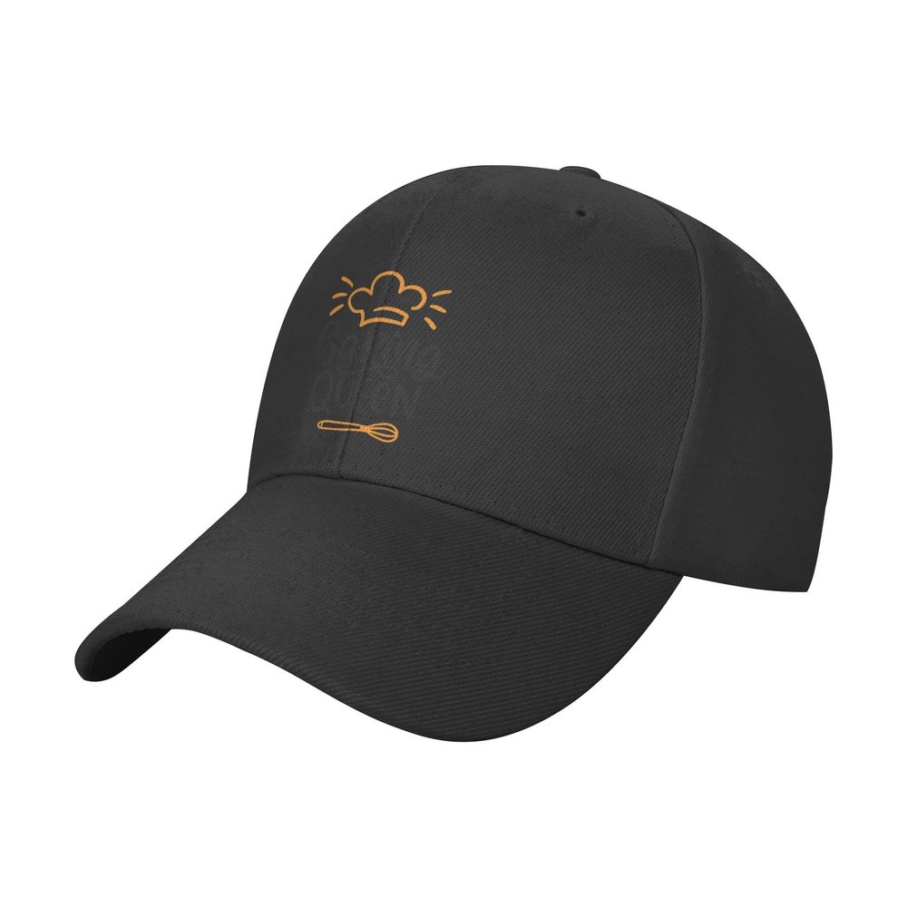 Baking Queen Cooking Hat Adjustable Baseball Cap Classic Cotton Dad Hat Black