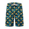 FT FENTENG Mens Swim Trunks, 80s Leopard Pizza Board Shorts Swimwear Bathing Suit with Mesh Lining, Funny Hawaii Quick Dry Beach Shorts for Swimming, XX-Large view 1