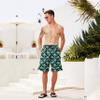 FT FENTENG Mens Swim Trunks, 80s Leopard Pizza Board Shorts Swimwear Bathing Suit with Mesh Lining, Funny Hawaii Quick Dry Beach Shorts for Swimming, XX-Large view 2