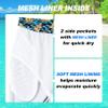 FT FENTENG Mens Swim Trunks, 80s Leopard Pizza Board Shorts Swimwear Bathing Suit with Mesh Lining, Funny Hawaii Quick Dry Beach Shorts for Swimming, XX-Large view 4