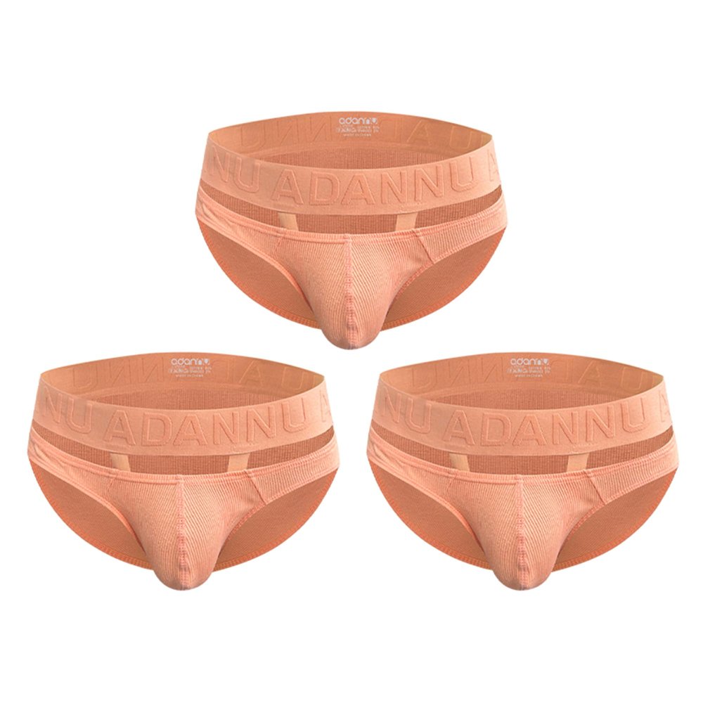 snooya Mens Jockstrap Underwear Jock Straps Male Athletic Supporters for Men Male Underwear Pink L,3-Pack